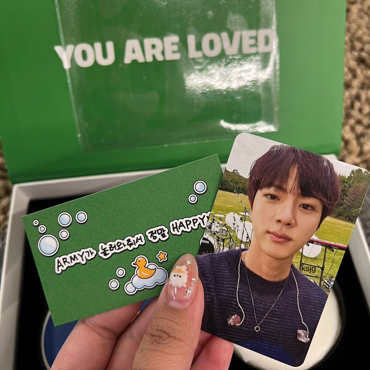 kimseokjingifs's tweet photo. “Happy” POP-UP: Running Wild to Happiness ARMY DAY SPECIAL GIFT ❤️💚💙 https://t.co/qJdJCDT6C2
