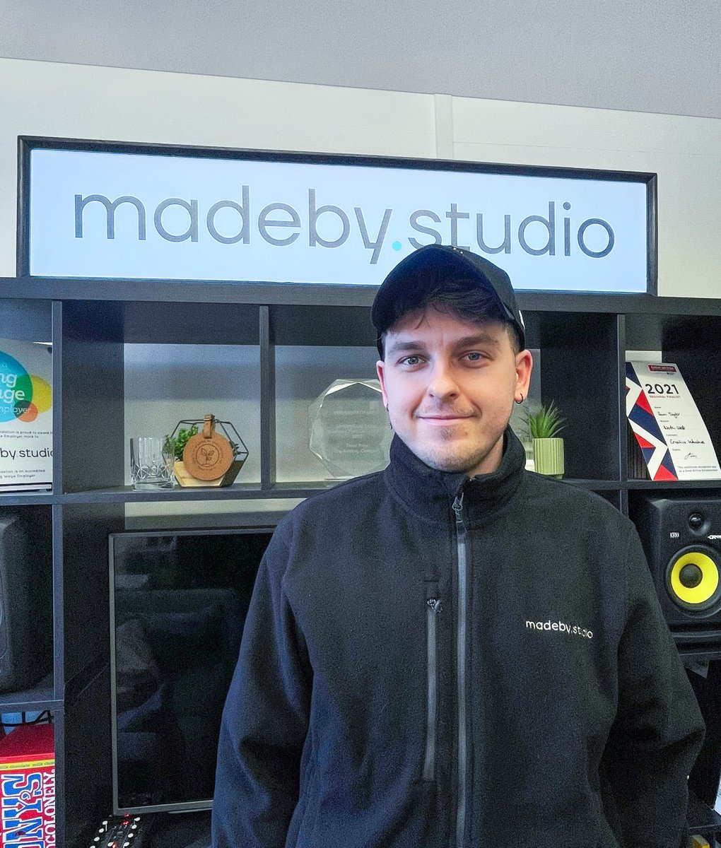Meet Liam! madeby.studio's new #DigitalDesigner!  🎉

"I'm thrilled to be part of the #team! Everyone has been so welcoming. It's been great jumping in and getting started on some really exciting projects. Can't wait to share more in 2025!"

Welcome aboard, Liam!  💫
