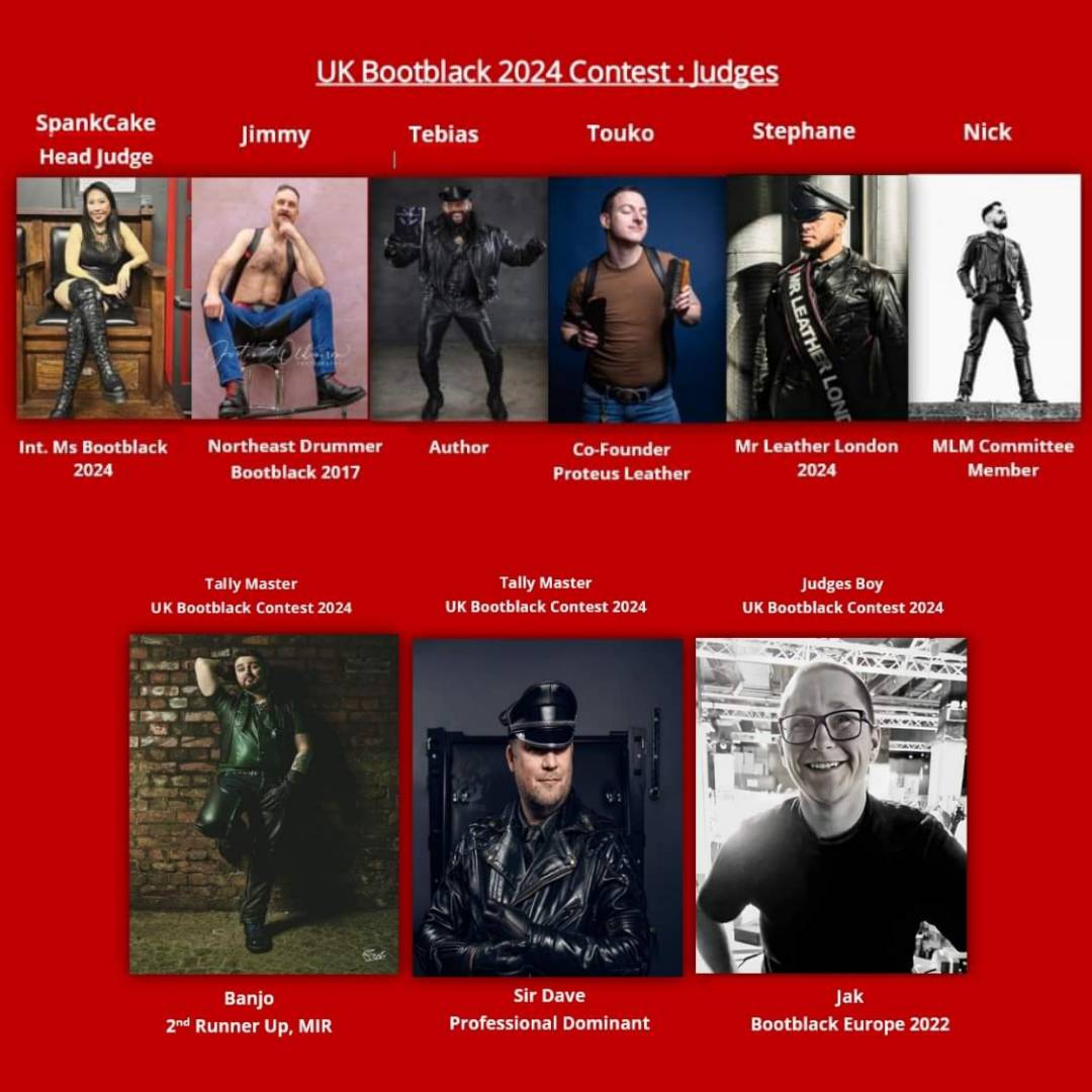 MancRubber's tweet photo. Get ready for this year's Bootblack UK Contest being held in Manchester on the 29th Nov-1st Dec

Check out the judges, tallys and of course the wonderful contestants 😘

Find out more and get your tickets at https://t.co/qvlvsGhcWB https://t.co/PNfZCsxgdu