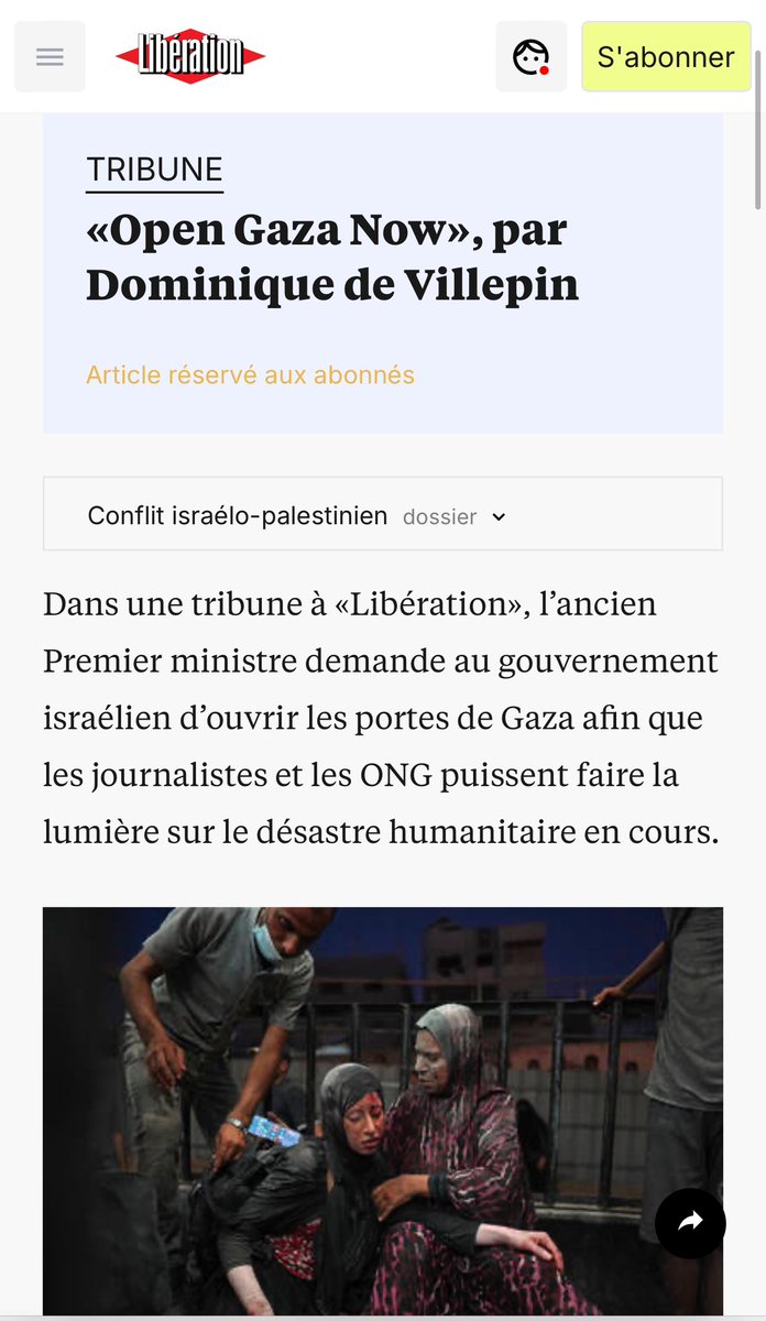 liberation.fr/idees-et-debat…

Tribune <a href="/libe/">Libération</a> : “Open Gaza Now” - 21 novembre 2024