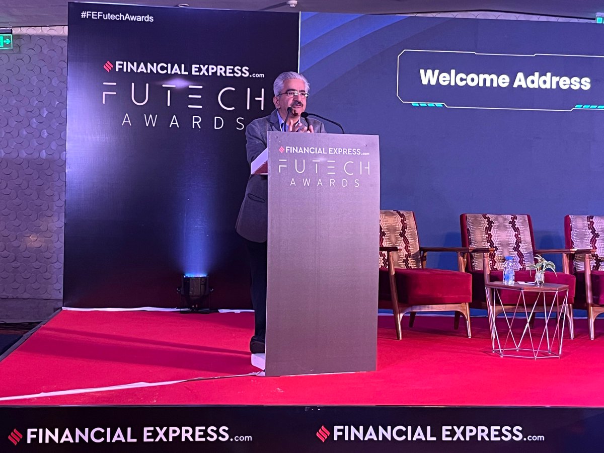 FinancialXpress's tweet image. LIVE from #FEFutechAwards: Sanjay Sindhwani, CEO of IE Digital, takes the stage to deliver the welcome address and officially kick off the event!

Stay tuned for more updates!

#FE #FutechAwards #FutechAwards2024