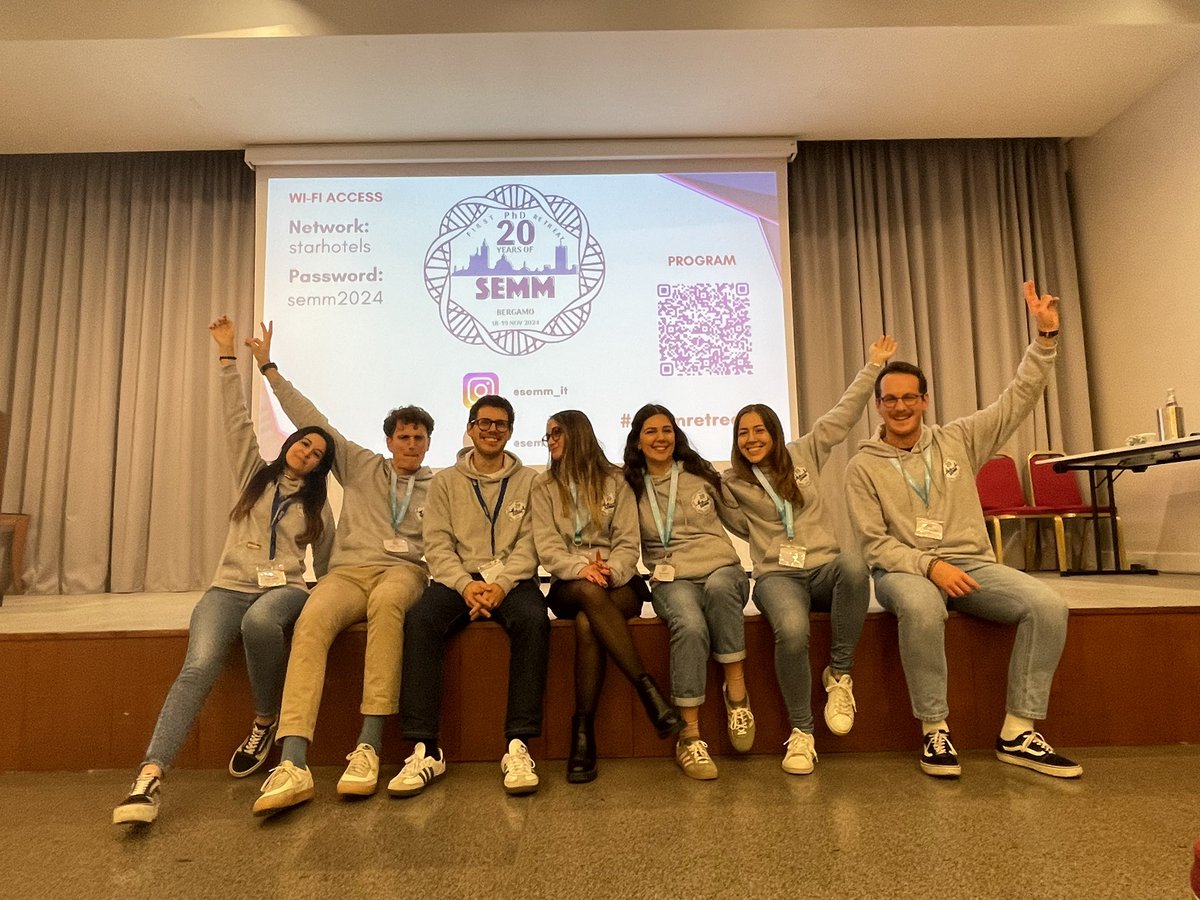And with that, it’s a wrap on the very first #semmretreat24 😄
It has been a great opportunity to be part of the people behind the organization of this amazing event, enabling networking while sharing some very cool science! 🧪 
Thanks to everyone in <a href="/semm_it/">SEMM</a> who participated!