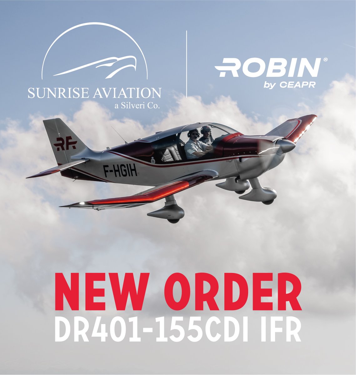 RobinAircraft's tweet photo. The entire Robin by CEAPR team is proud to announce a new DR401-155CDI IFR order🇮🇹. We sincerely thank Simone Silveri and the entire Sunrise Aviation team for their confidence and support.
https://t.co/UNyeUSu6Mj
#robinaircraft #dr400 #dr401 #avgeeks #aerolook✈️ #aerolovers https://t.co/LAhFNiAHr8