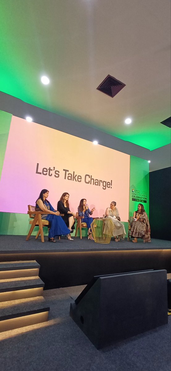 SeemaAhuja1's tweet photo. Lets take Charge ! at #GHCI24 #MediaTrack Session with Influencers from 'Me to We'
@AnitaBorg_India @shreyakrishnan_ https://t.co/PGcS0nGKNS