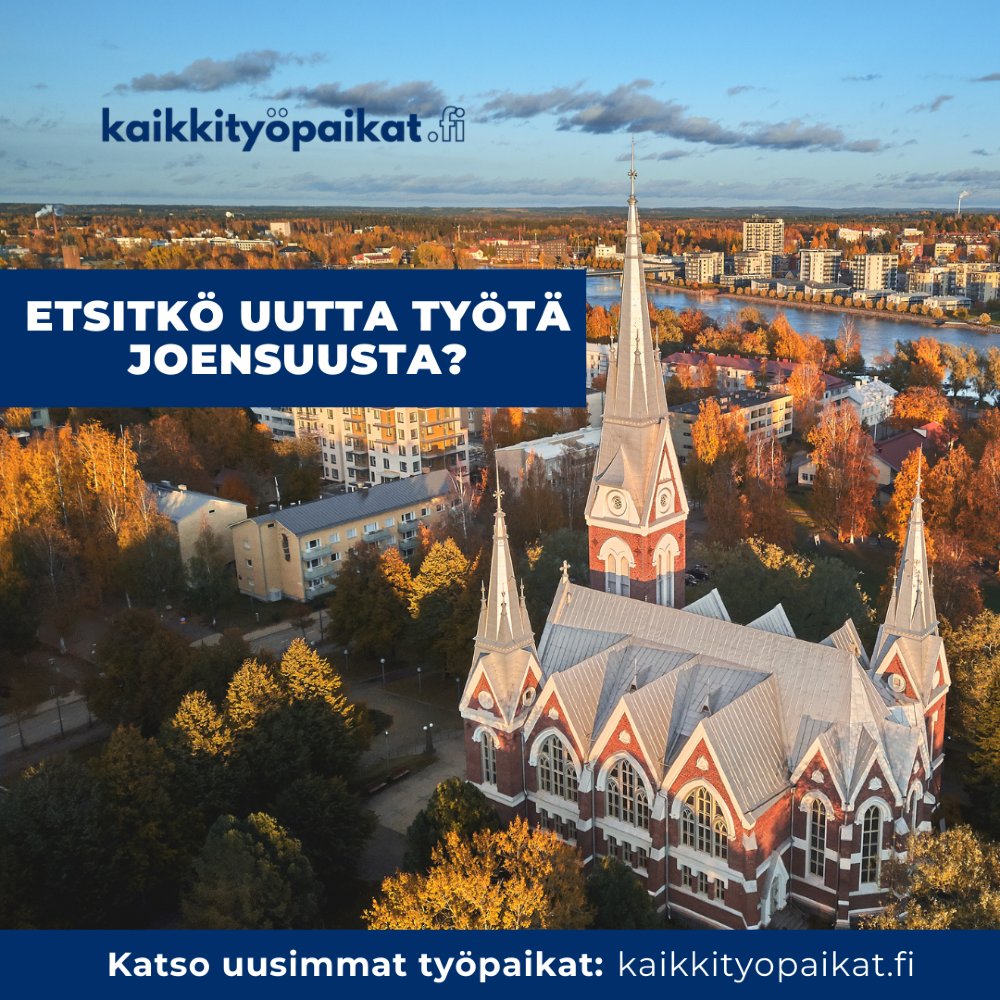 kaikkityopaikat's tweet photo. Joensuu – Pohjois-Karjalan helmi 💎

Kauniit järvet, upea luonto ja eläväinen kulttuuri tekevät Joensuusta täydellisen paikan elää ja työskennellä.

💼 Löydä avoimet työpaikat https://t.co/7pIVsgKd92 -sivustolta

#avoimettyöpaikatjoensuu #joensuutyöpaikat #kaikkityopaikat https://t.co/9O9mzAj7BZ