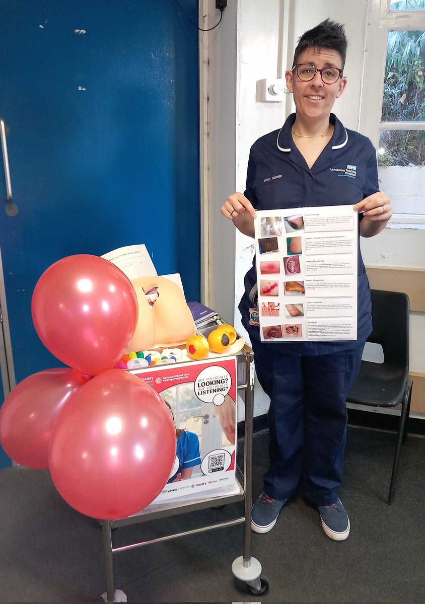 It's STOP The Pressure Ulcer Day today ! Look out for the TVN team in Charters 10am - 2pm &amp; out &amp; about at CDH &amp; Finney house.