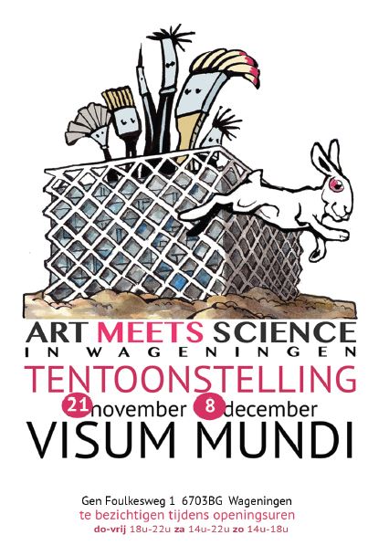Soil Science cluster - WUR (@soilclusterwur) on Twitter photo From today some scientists from the <a href="/SoilClusterWUR/">Soil Science cluster - WUR</a> are exhibiting their work done together with the visual artist Trijnie Goudriaan in Wageningen at the Visum Mundi in the context of the ArtMeetsScience project. Come to the grand opening tomorrow Friday 22nd at 17:00! From today some scientists from the <a href="/SoilClusterWUR/">Soil Science cluster - WUR</a> are exhibiting their work done together with the visual artist Trijnie Goudriaan in Wageningen at the Visum Mundi in the context of the ArtMeetsScience project. Come to the grand opening tomorrow Friday 22nd at 17:00!