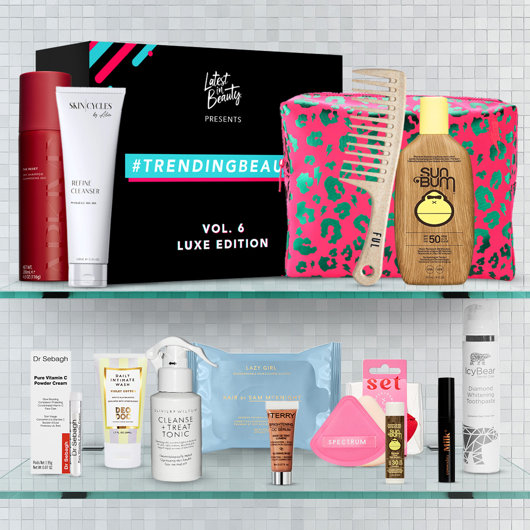 LatestInBeauty's tweet image. #TrendingBeauty Volume 6 – LUXE Edition is flying off the shelves! Don’t let it slip away!

✔️14 piece line-up
✔️Almost all full-sized
✔️Worth £249
✔️High-end must-haves
✔️Indulgence and innovation

SHOP NOW.

latestinbeauty.com/collections