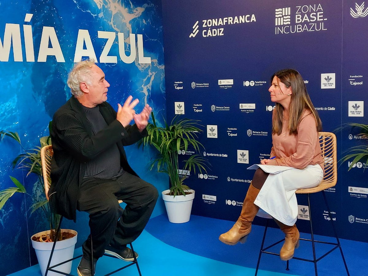 7TVCadiz's tweet image. 🌐 Ferrán Adriá: "Si no fuera por los inmigrantes, no comeríamos en este país". Este jueves a las 21 horas, Siente Cádiz desde Blue ZoneForum Innovazul en el Palacio de Congresos de #Cadiz.

#BZF #economiaazul

@ZFCadiz