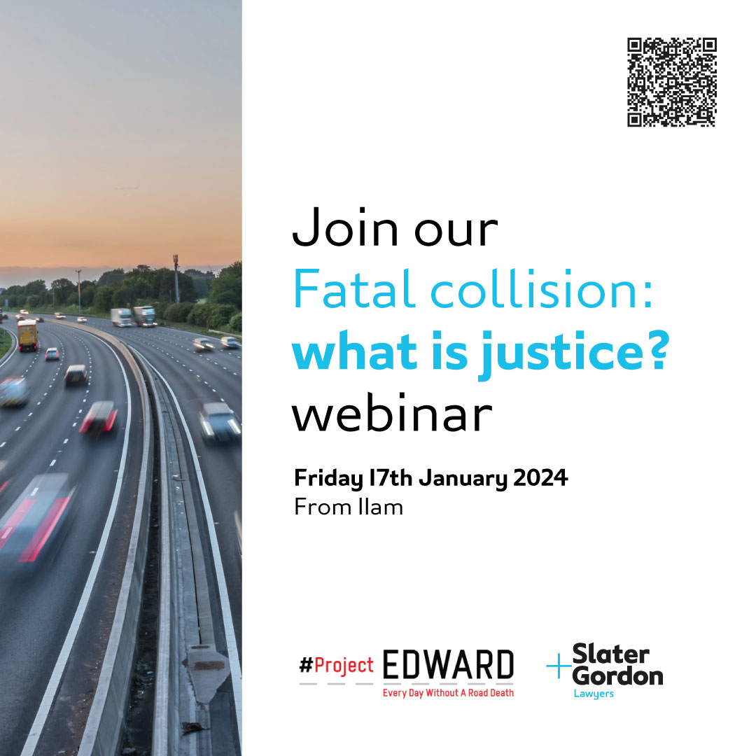 Slater and Gordon UK (@slatergordonuk) on Twitter photo Register now for our upcoming webinar on 19th January 2025, Fatal Collision: what is justice? in partnership with <a href="/ProjectEdward/">ProjectEDWARD</a>
Please scan the QR code or visit loom.ly/_Cm7Weg Register now for our upcoming webinar on 19th January 2025, Fatal Collision: what is justice? in partnership with <a href="/ProjectEdward/">ProjectEDWARD</a>
Please scan the QR code or visit loom.ly/_Cm7Weg