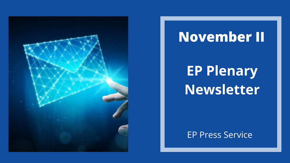 EuroParlPress's tweet photo. ONLINE - the briefing newsletter for next week's #EPlenary session, featuring:

- Election of 2024-2029 Commission
- EU Budget 2025
- Russia’s military cooperation with North Korea
- Escalation of violence and threat of famine in Middle East

Full details: https://t.co/z4PJkAR6TJ https://t.co/7kpGQP2VqY