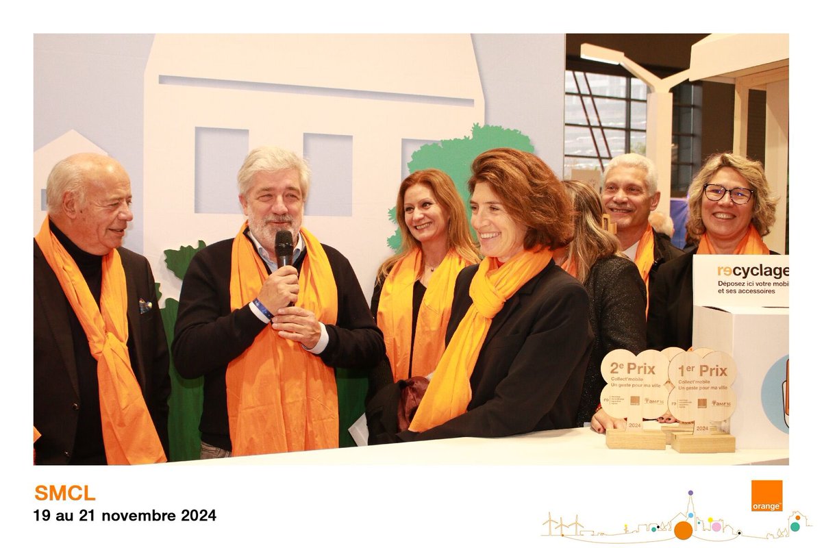 Non, le mandat de maire n’est pas fait que de préoccupations.
Au #SalonDesMaires, avec la PDG <a href="/orange/">Orange</a>, <a href="/Cheydema/">Christel Heydemann</a> on trouve des raisons de sourire.