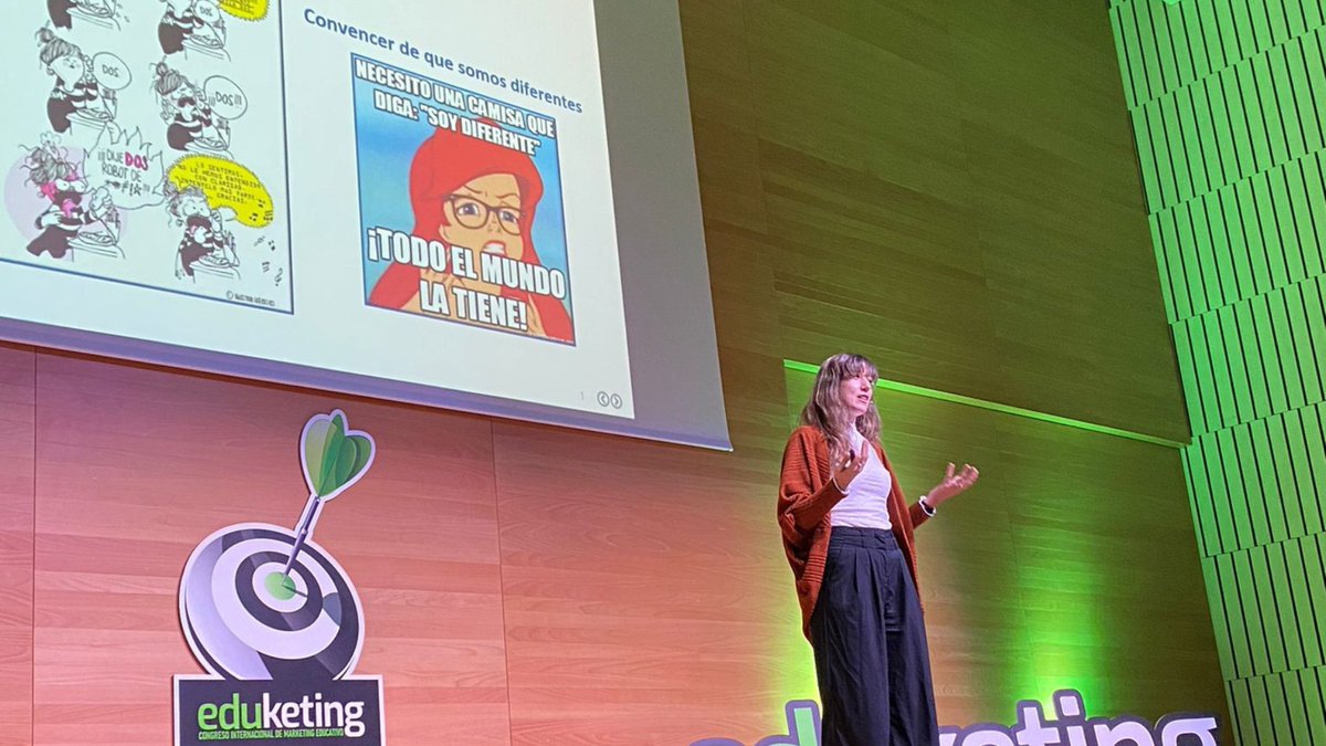 📢 ¡Hoy estamos en <a href="/eduketing/">Eduketing</a>  !  Marta Baeza Escudero , directora del Departamento de Marketing y Admisiones de los #ColegiosZola, ha presentado "Posicionamiento ESTABLE y DIFERENCIAL en un mundo en constante cambio". #marketingeducativo #educación
