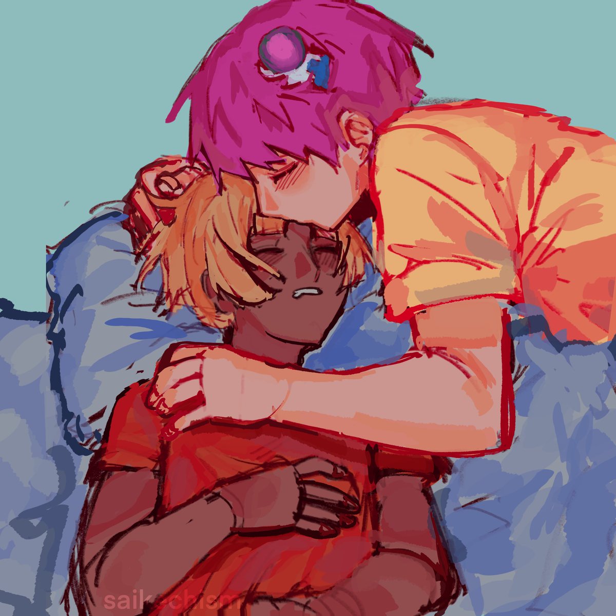 izuhimistic's tweet photo. smooch :3 #saikechi https://t.co/aA53CKZgE0