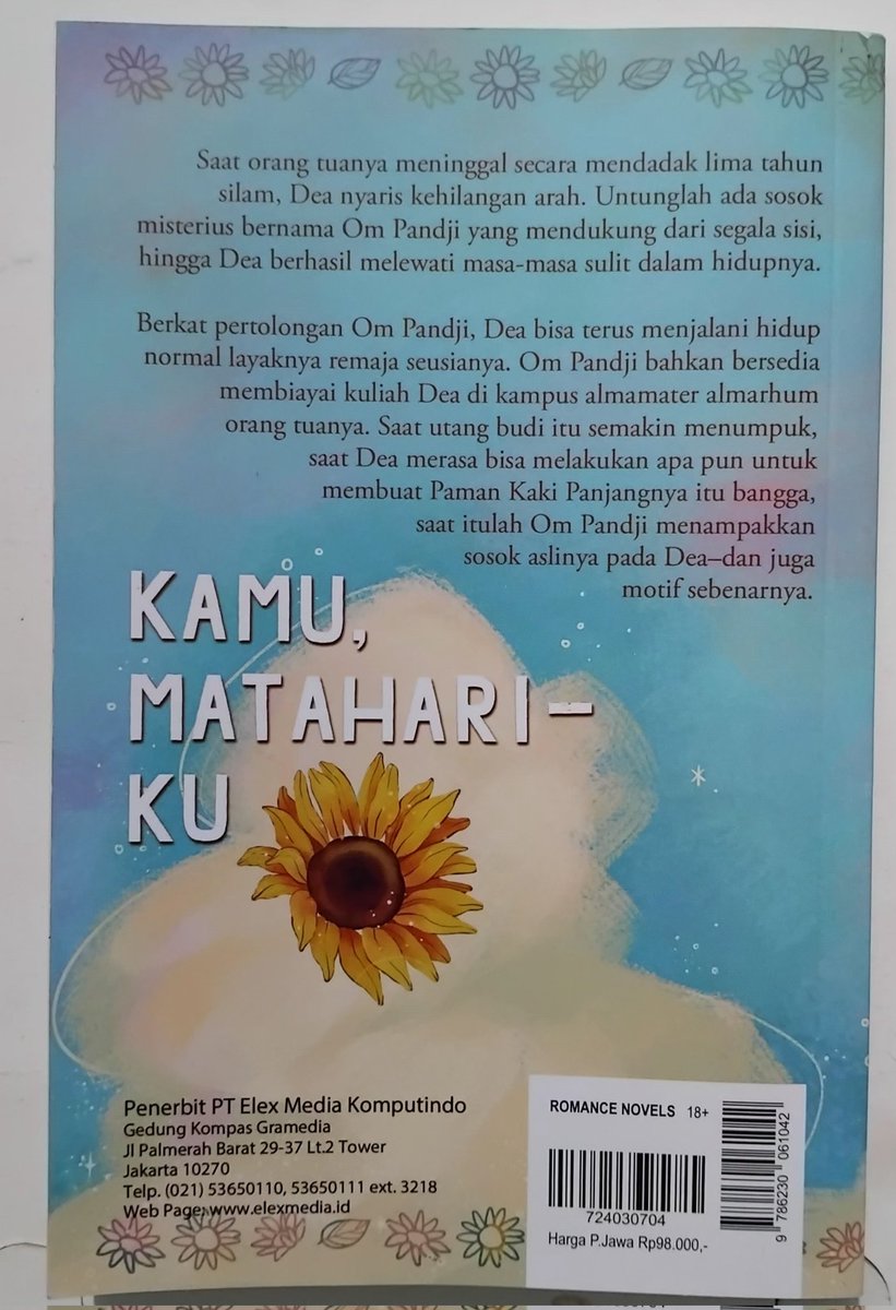 #bookmail📚 bulan November.
#KamuMatahariku <a href="/VieAsano/">Vie Asano</a> <a href="/elexmedia/">Elex Media Komputindo</a>