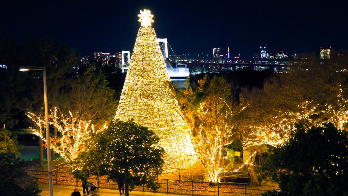 localviewjapan's tweet photo. As the Christmas tree sparkles with radiant lights, it harmonizes beautifully with the stunning Odaiba seaside illuminations. 🌟🎁
📆 Nov.13th 2024 (Wed) to Feb.16 2025 (Sun)
📍Odaiba,Tokyo
#localviewjapan #odaiba #japantravel https://t.co/SsRRVVOxbV