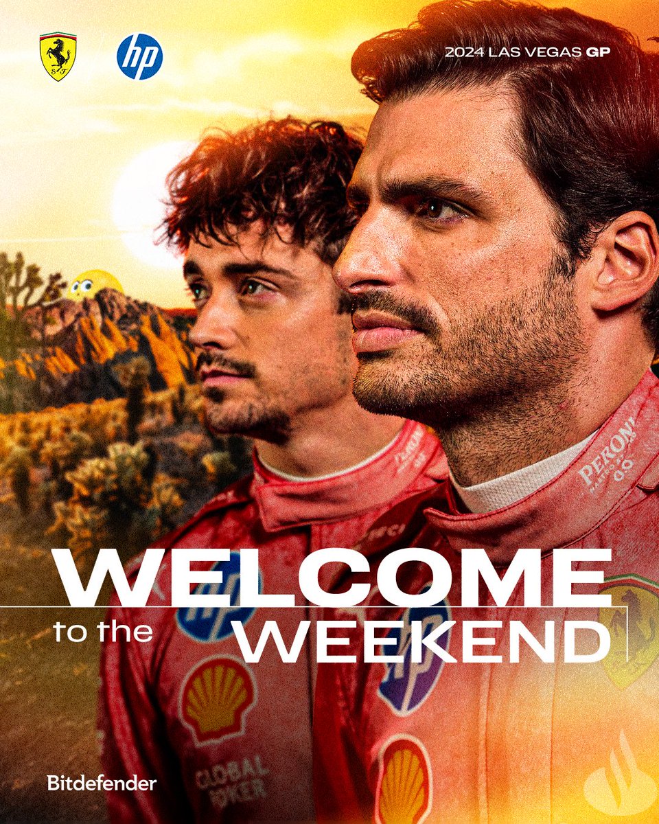 ScuderiaFerrari's tweet photo. Viva Las Vegas 🎶

Let’s get this party started 😍

#LasVegasGP 🇺🇸 #F1 https://t.co/HJfQCmBwQn