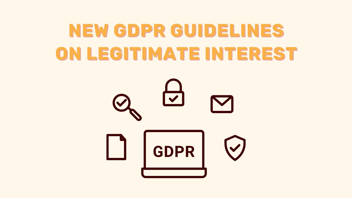 New #GDPR guidelines on #LegitimateInterest are here! Have you ever wondered if “legitimate interest” is the right legal basis for your #DataProcessing activities? Read our blog to discover the key takeaways from the new guidelines: multiminds.eu/news/new-gdpr-…