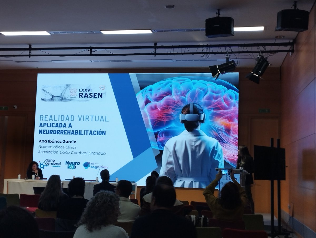 femfisio's tweet photo. Realidad Virtual en Neurorrehabilitación 
 Por Ana Ibáñez de @AGREDACE.
#RASEN2024 https://t.co/b9EBCjM0cg