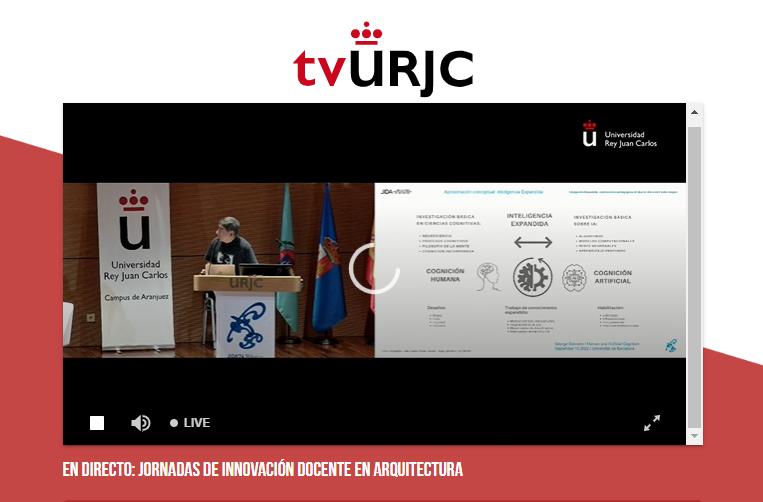 ARGET (@argeturv) on Twitter photo 🔴 En directo #JIDA24 Jornadas de Innovación Docente en Arquitectura <a href="/urjc/">URJC</a> 🔗urjc.es
Organizado desde la <a href="/EIF_URJC/">EIF: Escuela de Ingeniería de Fuenlabrada</a> en colaboración con la #fah y <a href="/FundacionArquia/">Fundación Arquia</a>
#arquitectura #innovacion #docencia 🔴 En directo #JIDA24 Jornadas de Innovación Docente en Arquitectura <a href="/urjc/">URJC</a> 🔗urjc.es
Organizado desde la <a href="/EIF_URJC/">EIF: Escuela de Ingeniería de Fuenlabrada</a> en colaboración con la #fah y <a href="/FundacionArquia/">Fundación Arquia</a>
#arquitectura #innovacion #docencia