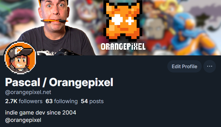 orangepascal's tweet image. Just a reminder that I&apos;m now mostly active on that other one: