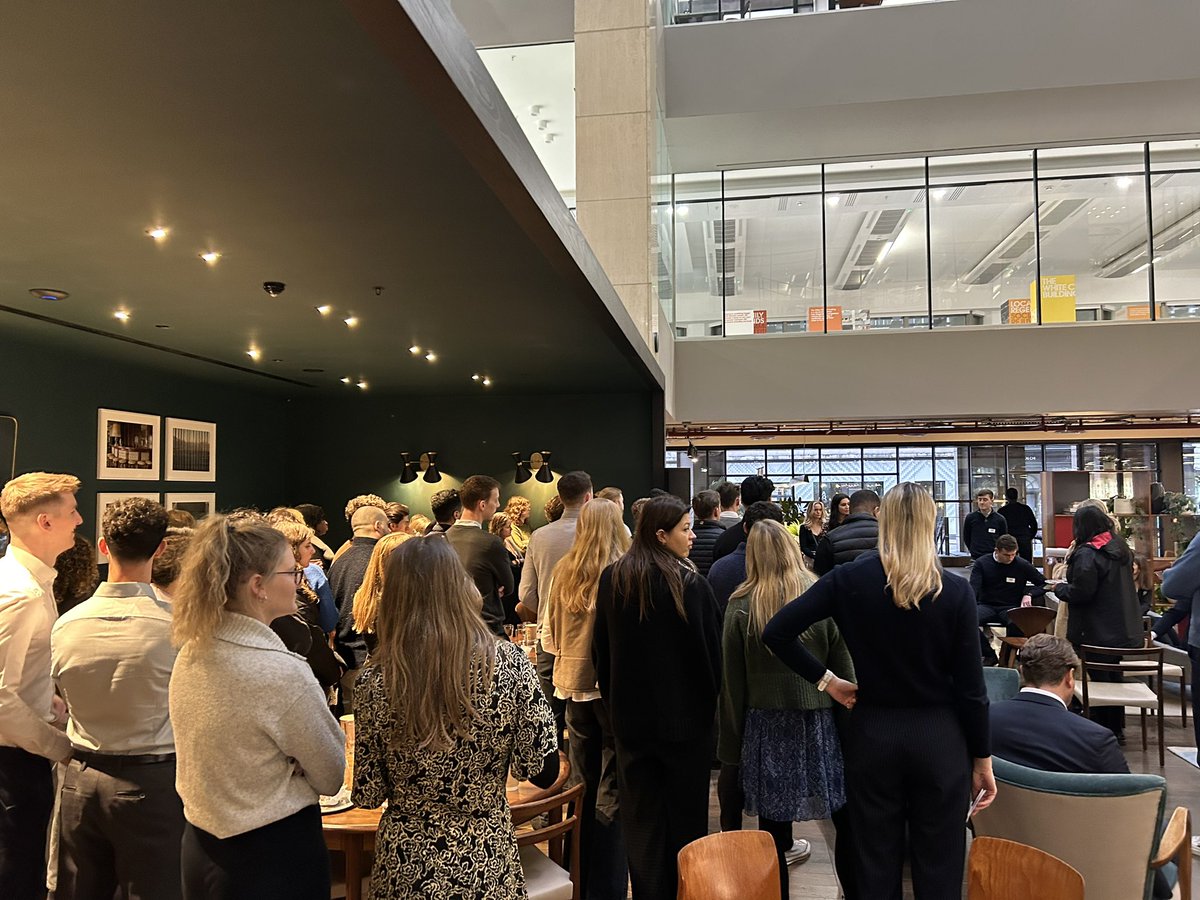 Great to see so many #NewGenners attend our networking event today, at <a href="/derwentlondon/">Derwent London</a>’s The White Chapel Building. A big thank you to <a href="/BCO_NextGen/">BCO NextGen</a> for co-hosting and to our NextGen champion <a href="/gt_llp/">Gardiner & Theobald</a> for sponsoring.