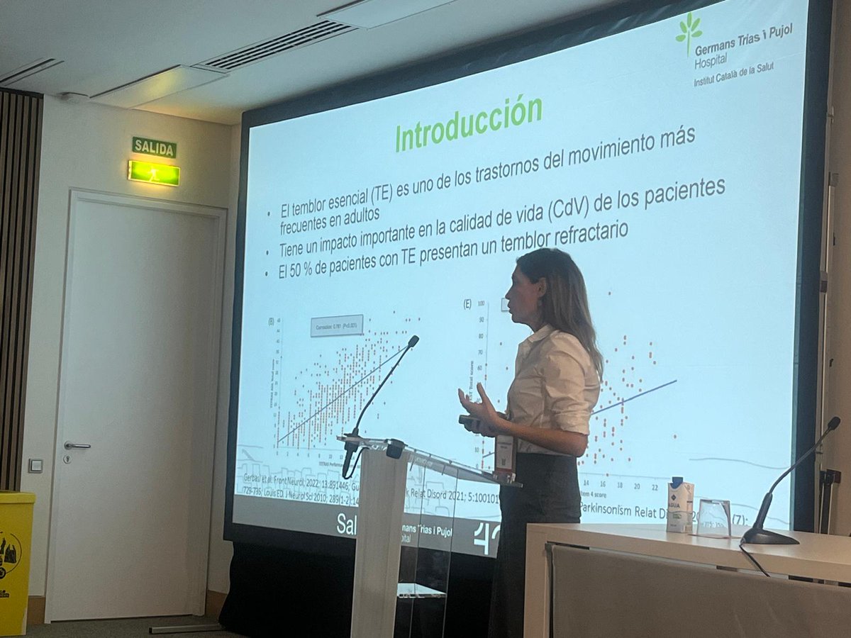¡Seguimos a tope en la SEN!🕺 La Dra. Dolores Vilas mostró ayer nuestros avances en el tratamiento con HIFU en pacientes con temblor esencial. 

#SEN #Neurologia #HIFU #tembloresencial