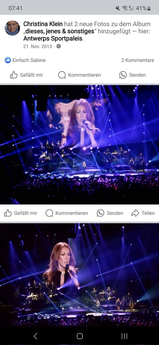 tina_cgn's tweet photo. 11 years ago @celinedion in #antwerps #Belgium ... hope to see you again... somewhere...😍🥰 https://t.co/vRyyf1WJUZ