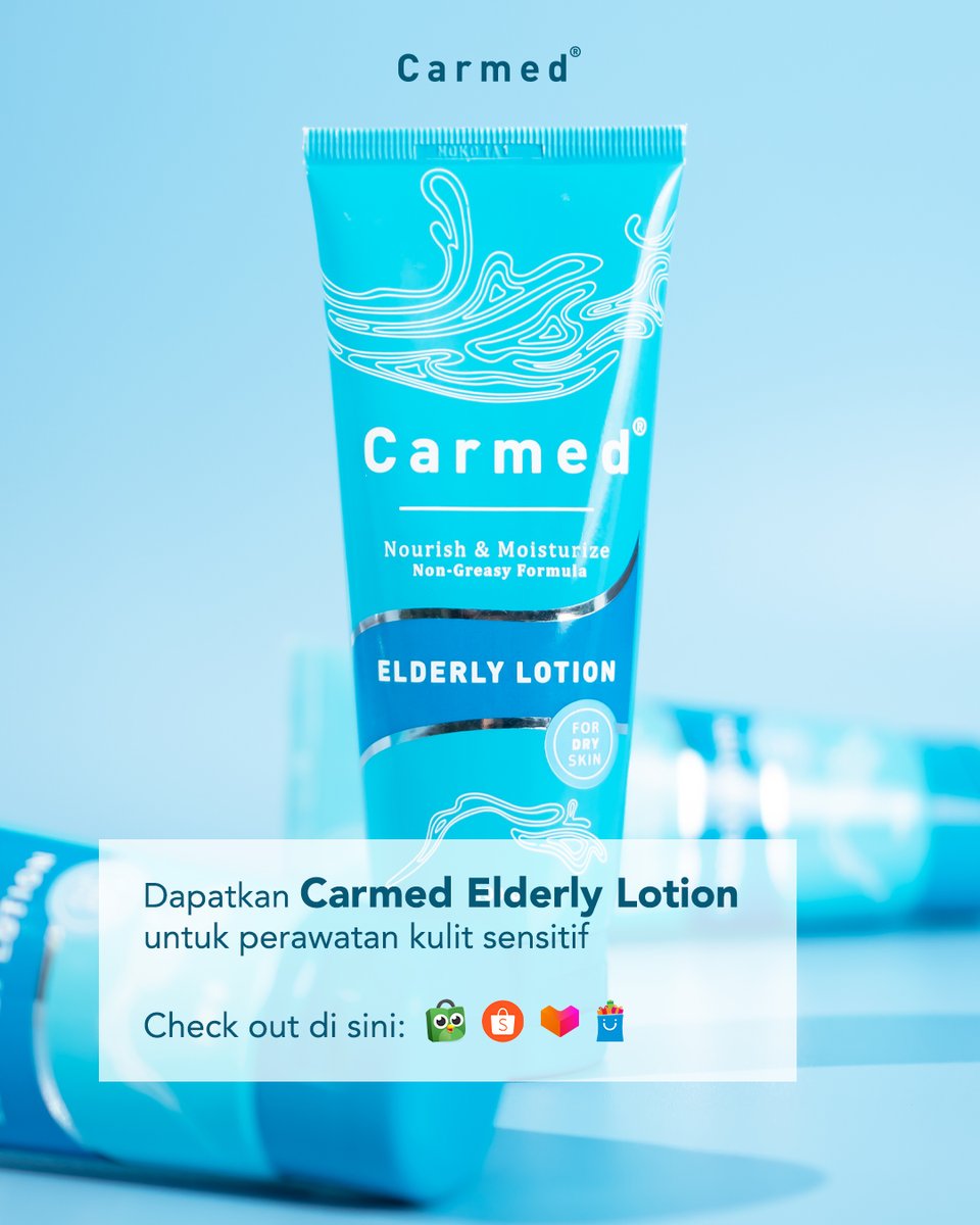 Carmed_ID's tweet photo. Ada Carmed Elderly yang bisa ngebantu permasalahan kulit kamu🥰Tekstuknya juga watery jadi ringan di kulit ga bikin lengket 🥳

So, buruan check out Carmed Eldelry sekrang di marketplace favorit kamu 😊

#Carmed #DrySkinExpert #Bodycare #bodylotion #lotion #Sensitiveskin https://t.co/dF02xh8mXq