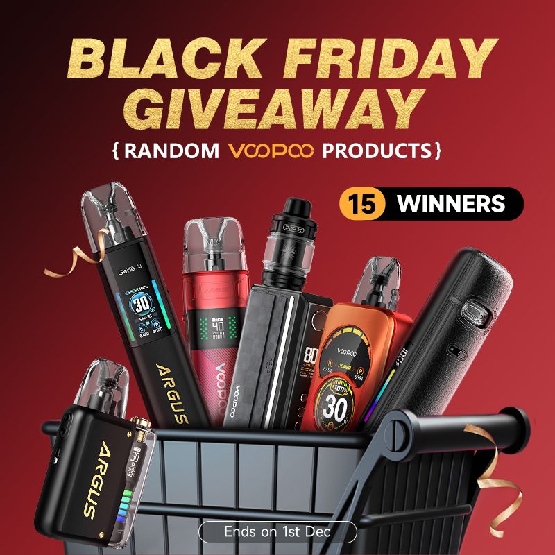 🌈🌈
🔝💯🔥Healthcabin ✖️ VOOPOO
==>Black Friday Giveaway💨

🎁Prizes:
✅Random VOOPOO products

🍀15 winners
Ends on 1st Dec, 2024📆

Come join us &amp; win~
>
More details &amp; enter:👇
healthcabin.net/blog/black-fri…
>
#healthcabin #voopoo #giveaway #vapegiveaway #vapewholesale #vape #vapor