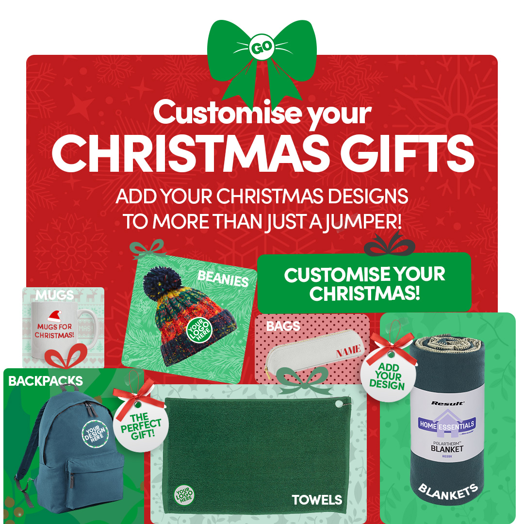 Unlock the spirit of giving and make this Christmas unforgettable with our personalised range! Visit our website now to begin crafting your unique presents 
gocustomclothing.com/2-all-products #christmasgifts #christmasshopping #customgifts