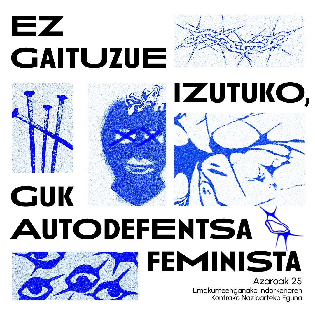 Medioak aparatu funtsezkoa dira status quoak hegemonia patriarkala finkatu dezan. Errelato patriarkal eta arrazistei, salaketa feminista. Izu eta menderakuntzaren saiakerari, boteretze kolektiboa. Autodefentsa feminista dugu banderatzat!💥
berria.eus/iritzia/artiku…