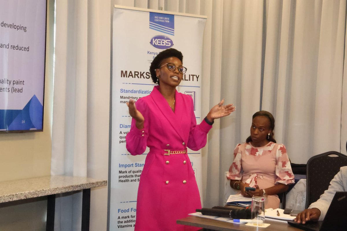 Did you know that... Even low levels of lead exposure can cause behavioural problems and learning disabilities in children? No amount of lead is safe, so let's work together to eliminate it from our communities. ^KK
Mary Ngotho~ Standards Officer KEBS 
#StandardsForQualityLife