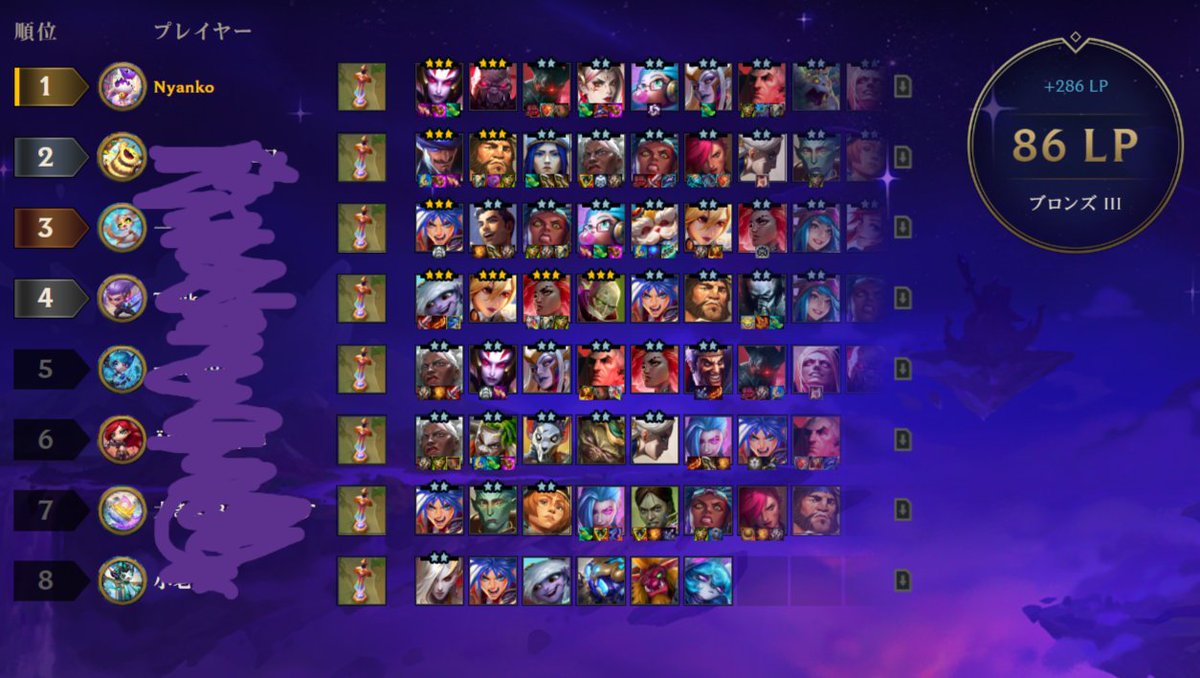 BakeNeko_2nd's tweet image. Set13に変わって、初めての４コス★3できたー！✨
けど、相手がすぐにリタイアしたから、見れなかった...
ねぇー戦わせてよー (´;ω;｀)
#TFT #Set13