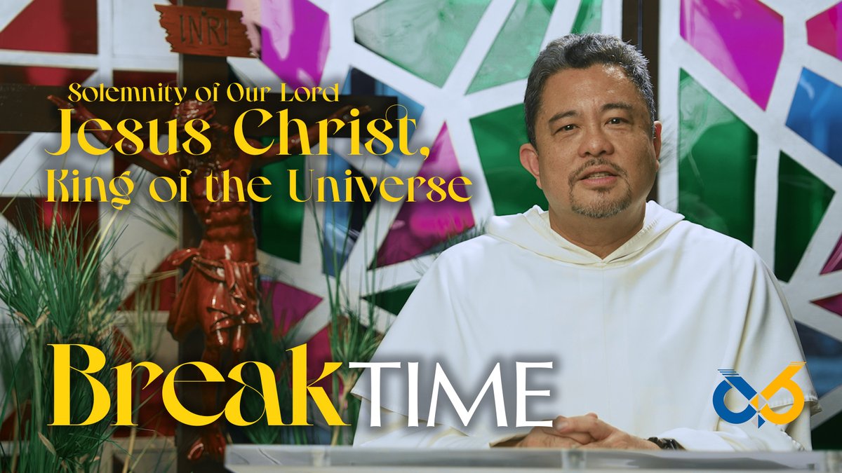 UST1611official's tweet photo. Break Time: Gospel Reflection | November 24, 2024
Solemnity of Our Lord Jesus Christ, King of the Universe
https://t.co/eq9T30WuNd
#DominicansPH #USTBreakTime #BreakTime #GospelReflection https://t.co/6BbYAlDm82