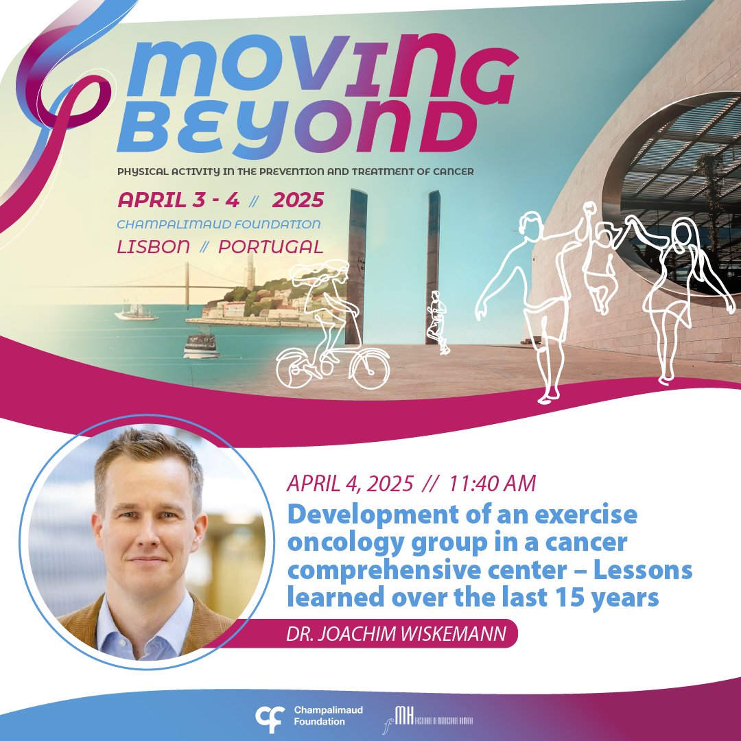 Moving Beyond (@movingbeyond_25) on Twitter photo Meet the Keynote: Dr. Joachim Wiskemann
Find out more: movingbeyond.pt/speaker/anne-mβ¦
x.com/exoncolgermany
<a href="/ChampalimaudF/">ChampalimaudF</a>
<a href="/FMH_ULisboa/">FMH - Faculdade de Motricidade Humana</a> Meet the Keynote: Dr. Joachim Wiskemann
Find out more: movingbeyond.pt/speaker/anne-mβ¦
x.com/exoncolgermany
<a href="/ChampalimaudF/">ChampalimaudF</a>
<a href="/FMH_ULisboa/">FMH - Faculdade de Motricidade Humana</a>