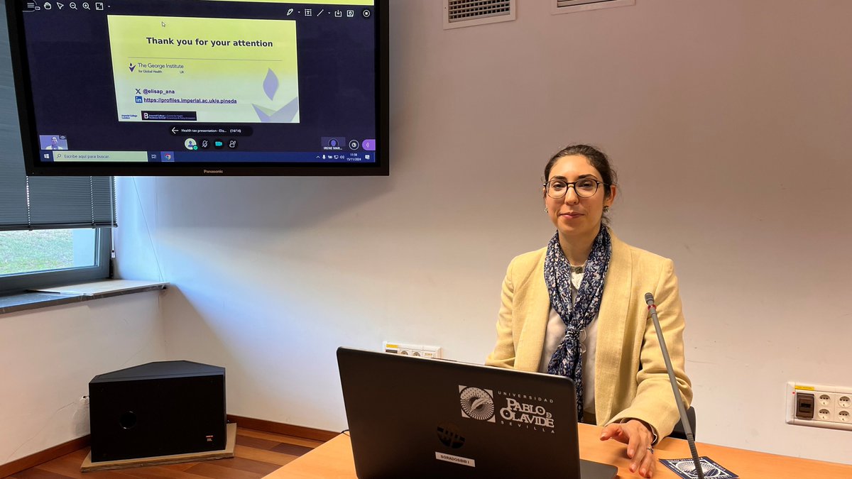 Can food taxation really improve public health?

Last week, <a href="/elisap_ana/">Elisa Pineda</a> presented her findings at <a href="/pablodeolavide/">Pablo de Olavide</a> on the effectiveness of health taxes on foods high in fat, salt, and sugar in combating rising obesity and diet-related diseases.

Read more: buff.ly/3ZgBi3d