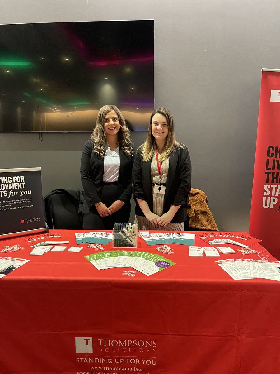 lisaosbo1989's tweet photo. Ready and waiting to welcome delegates to Unison Schools Support Staff seminar in Cardiff today, sharing info on the legal services we provide to members. Another fantastic programme of events and speakers lined up @ThompsonsLaw @UNISONWales https://t.co/sikULvQyYq