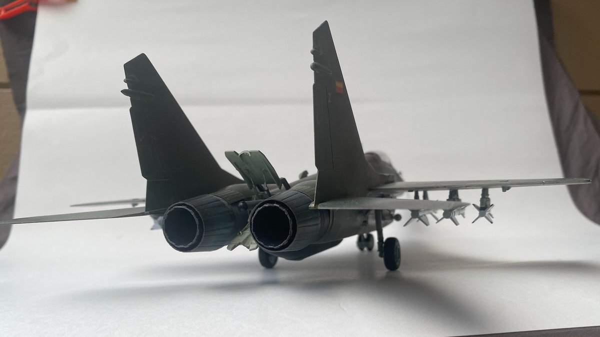 araigneedemars's tweet image. アカデミー 1/48 MiG-29 ドイツ空軍所属機完成です。

#AcademyModels
#飛行機プラモ向上委員会