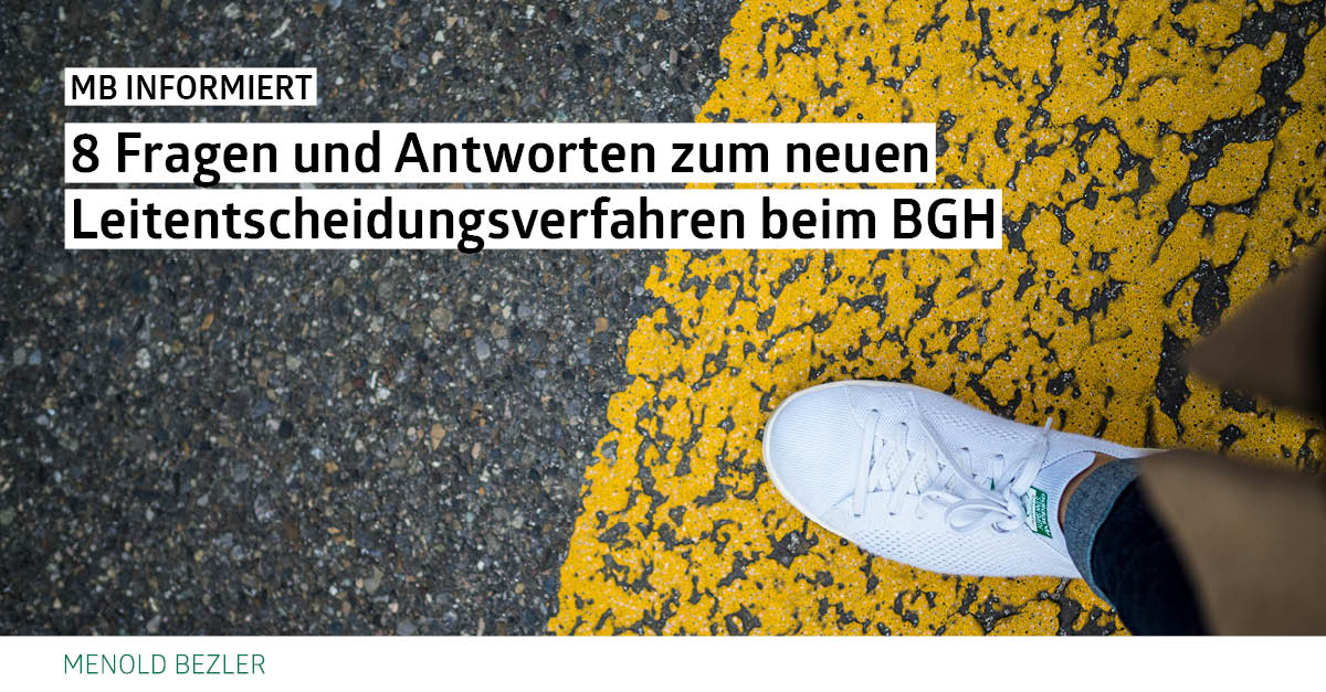 MenoldBezler's tweet photo. Am 31. Oktober 2024 trat das neue „Gesetz zur Einführung eines Leitentscheidungsverfahrens beim Bundesgerichtshof“ in Kraft. Was ändert sich? Wie entlastet es die Gerichte? Mehr erfahren: https://t.co/CE4C71xYZl

#leitentscheidungsverfahren #bgh https://t.co/Y1ILbgPaXw