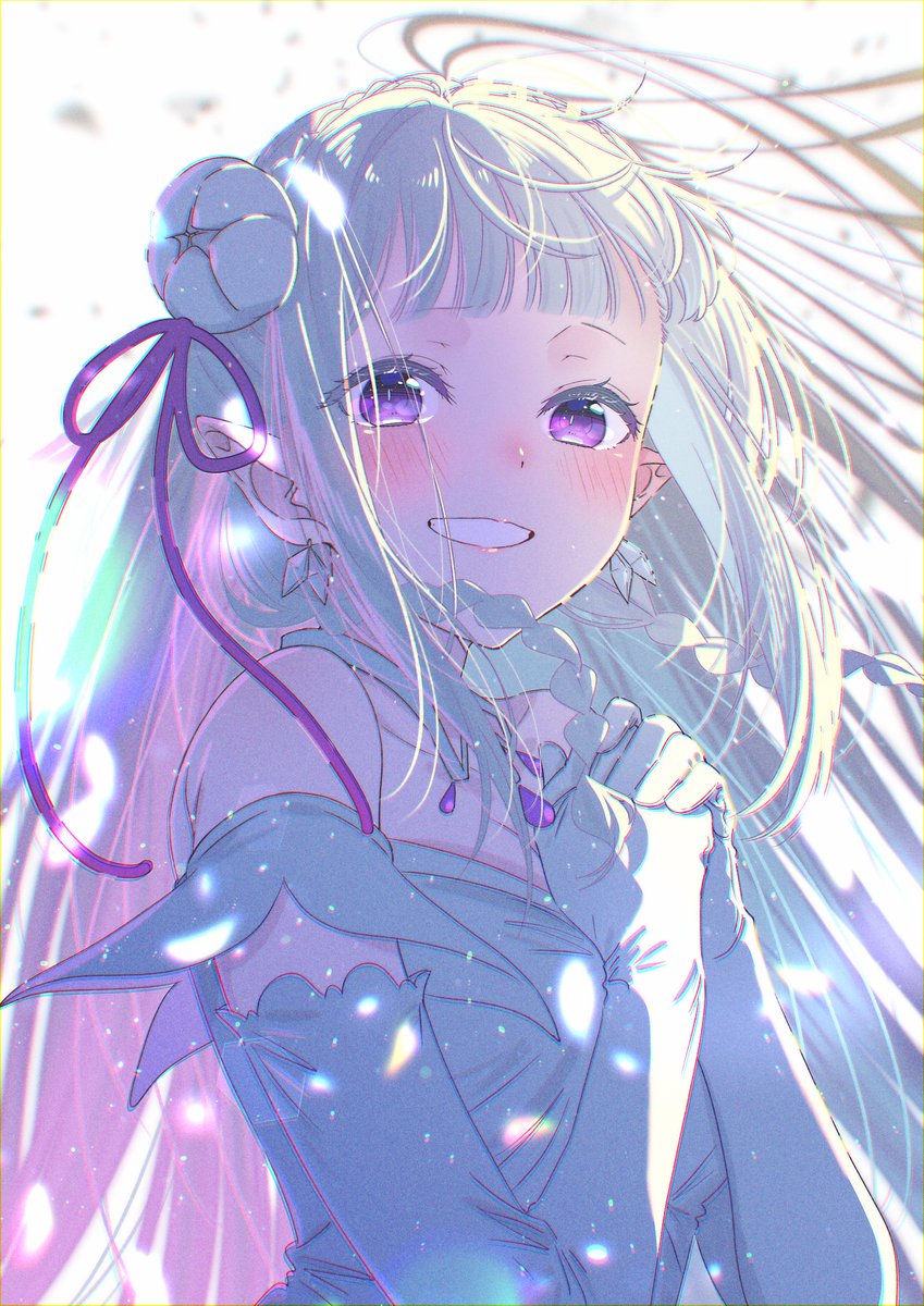 Rezero_official's tweet image. ◪クリエイターコラボイラスト◪

TVアニメ「Re:ゼロから始める異世界生活」
3rd seasonの放送記念
クリエイターコラボイラストを公開！

第4弾のイラストは…
#平山寛菜  先生(@kaaaaaappe)
よりいただきました!

反撃編は2/5(水)より放送開始!
#リゼロ #rezero

▼美しいエミリアを是非ご覧下さい▼