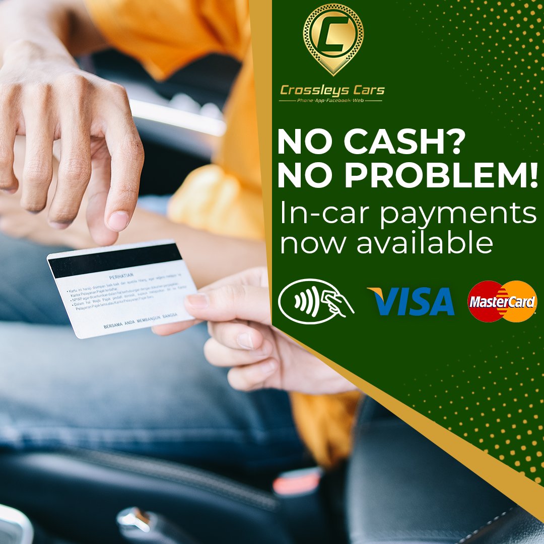 CrossleysCars's tweet image. Pay your way, your way! 💳 Cash, card, or app—choose the option that suits you best for a seamless ride with us
-
📲 Download Our App: onelink.to/crossleyscars
📞01422 202020
🌐 crossleyscars.com
-
#crossleys #taxi #smspay #payment #cashless #card #fare #westyorkshire