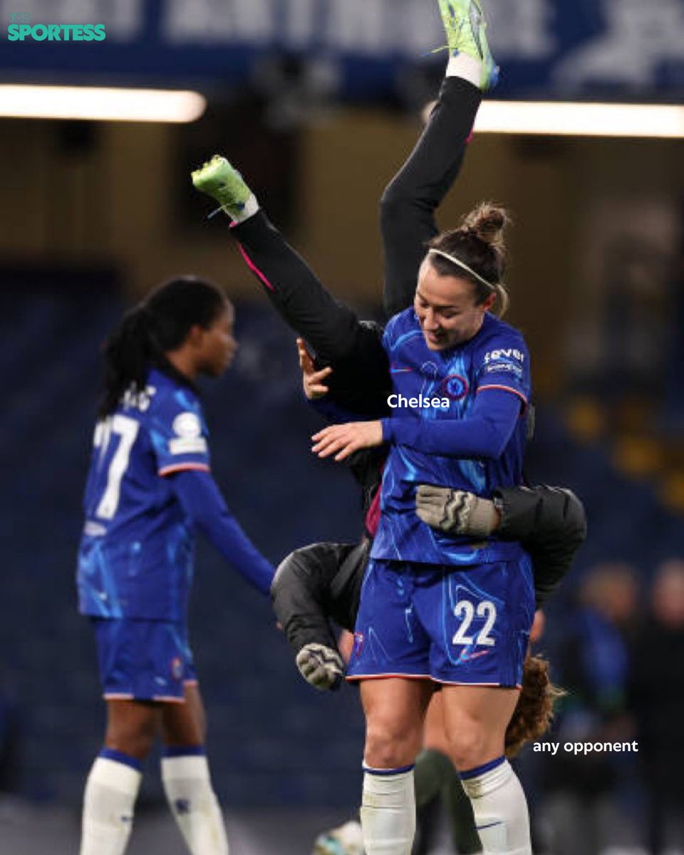 Chelsea women really are turning any competition on their head...

4/4 wins in the Champions league 
7/7 wins in the WSL  

DOMIANACE😮‍💨