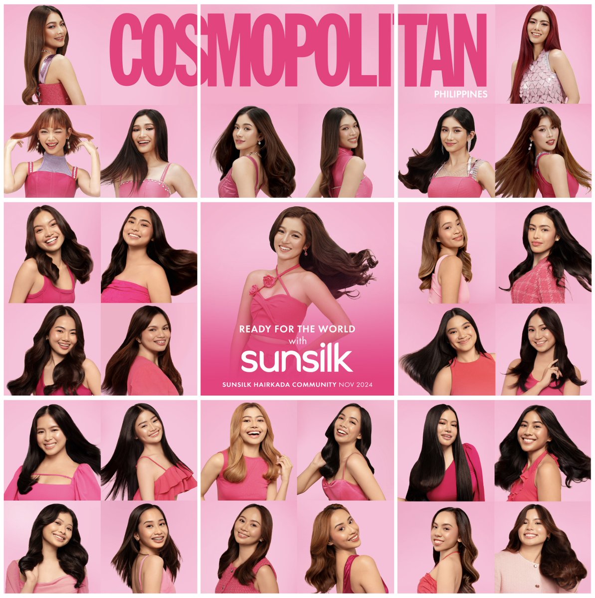SunsilkPH's tweet photo. Hairkada, ilugay mo na! Check out how BINI, Belle, and these confidently beautiful girls let their hair down, and inspire you to do the same. 🌸🩷

Read more: https://t.co/UXC17Iy5Au

#sunsilkph @cosmo_ph https://t.co/E8f6xfjc0H