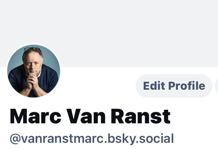 Vanaf nu ook op Bluesky.
<a href="/vanranstmarc/">Marc Van Ranst</a>.bsky.social