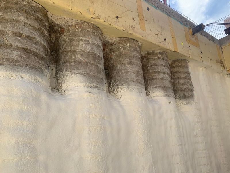 econ_bp's tweet photo. Shotcrete presents many challenges for secant and contiguous pile constructions such as cost, dust, wastage and site access issues. @BASF Elastospray LWP offers a viable alternative with its versatility, easy application method and high-quality finish. 

#construction #sprayfoam https://t.co/UGDAimsR2G