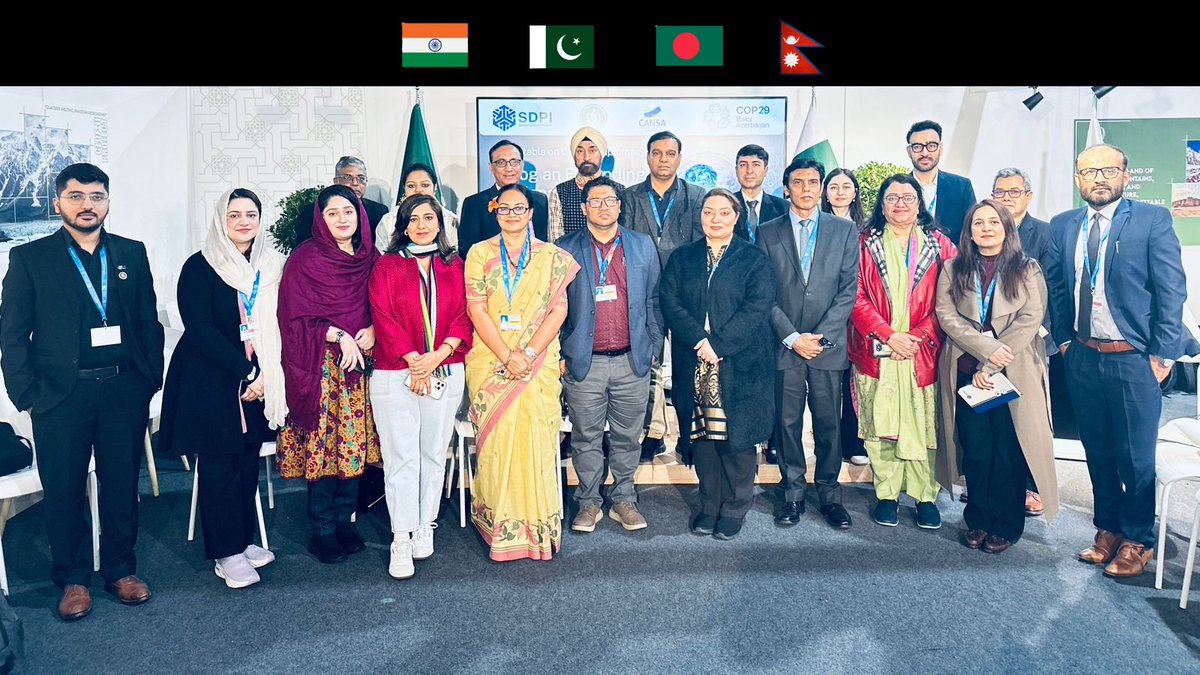 "There is a need to have a Joint Baku Plan of Action for South Asia on Clean Air"

A Roundtable on Climate Diplomacy titled 
Smog on Expanding Regional Disaster was organized by CANSA, SDPI &amp; Ministry of Climate Change &amp; Environmental Coordination at Pakistan Pavilion