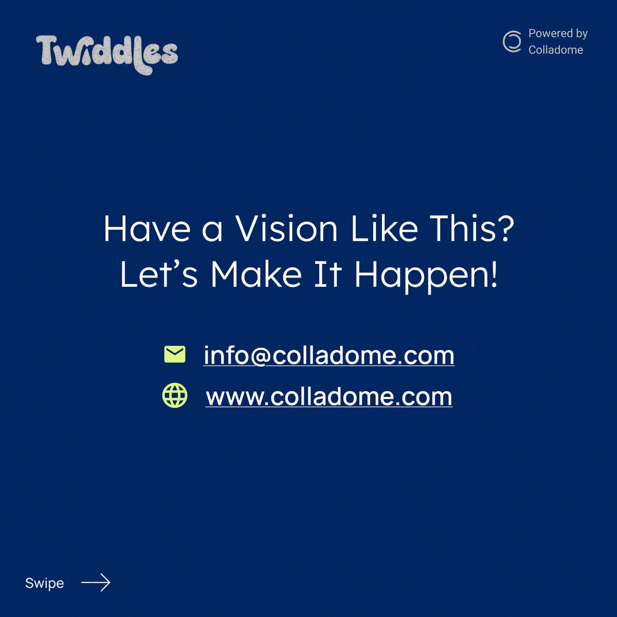 🌟 Thrilled to unveil Twiddles by Yuvraj Singh—an innovative e-commerce platform by Colladome, merging brand essence with seamless functionality. 

🚀 Let’s transform ideas into reality! 💡

#Colladome #ECommerce #Innovation