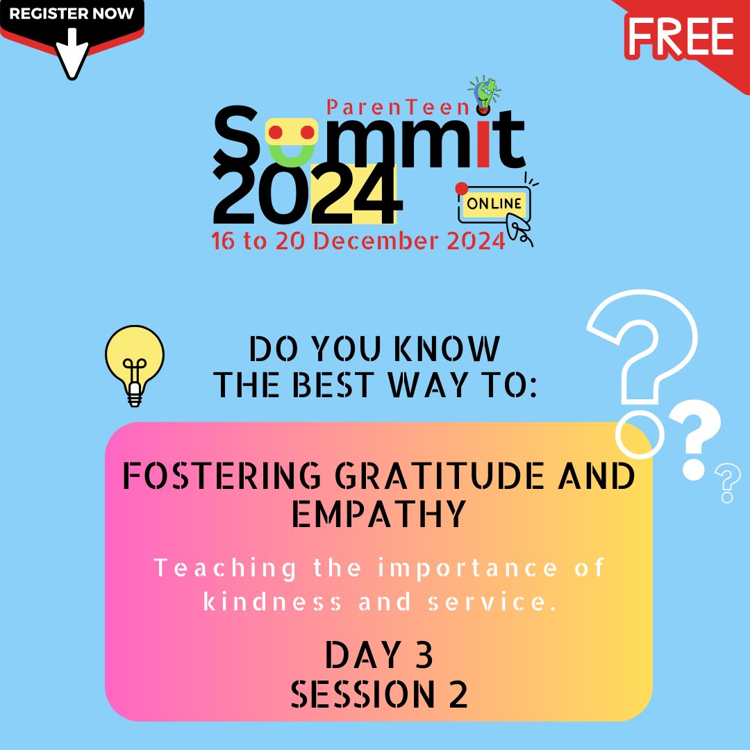 ParenTeenIN's tweet photo. 🌟 ParenTeen Summit 2024 – Day 3 Highlights 🌟

On 18th December 2024, we dive into "Steps to Follow for Better Parenting," providing parents with actionable roadmaps to strengthen their relationships with teenagers.  #ParenTeen https://t.co/gNakKSxWQU