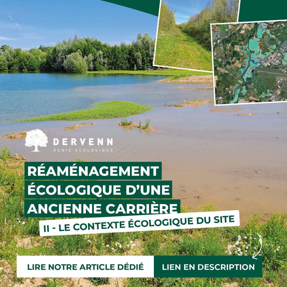 L'ancienne carrière de Lillion - Les Bougrières a été identifiée par nos écologues comme Milieu Naturel d’Intérêt Écologique. 
Pour en savoir plus sur le contexte écologique de ce site : dervenn.com/reamenagement-…